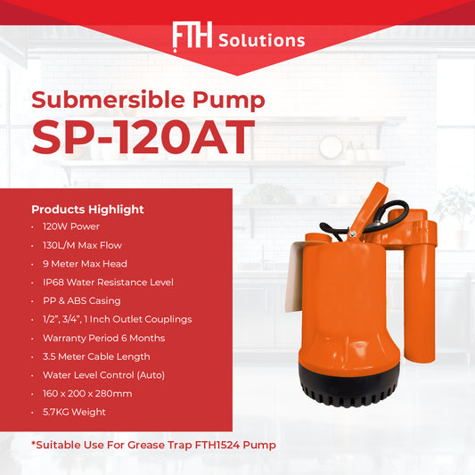 Submersible Pump SP-120AT Replacement